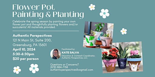 Imagem principal do evento Flower Pot Painting and Planting