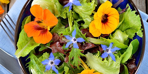 Immagine principale di Growing and Cooking with Edible Flowers 