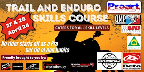 Trails and Enduro Skills Weekend - April 2024