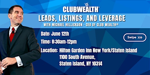 Imagem principal do evento Leads, Listings and Leverage | Staten Island, NY