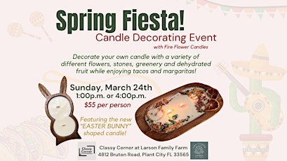 Spring Fiesta! - Candle Decorating Event primary image