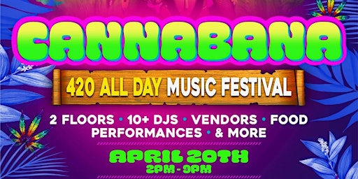 Primaire afbeelding van Cannabana Music Festival Detroit (420) Ft. JP and More!