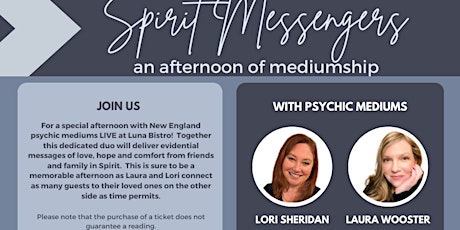 Spirit Messengers - An Afternoon of Mediumship