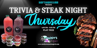 Primaire afbeelding van Trivia & Steak Night Thursday's