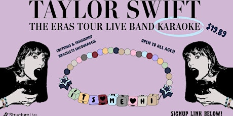 Taylor Swift The Eras Tour LIVE BAND Karaoke primary image