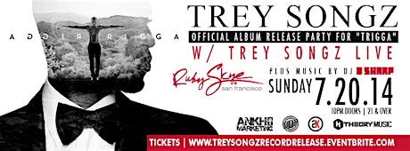 Trey Songz Official Album Release Party for "Trigga" primary image