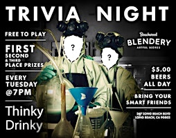 Free Trivia!  Tuesdays at Beachwood Blendery - Long Beach primary image