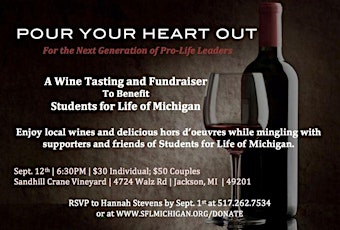 Pour Your Heart Out: Wine Tasting Fundraiser for SFLM primary image