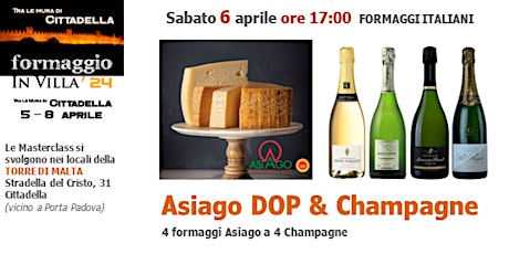 Asiago DOP & Champagne