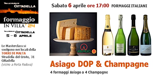 Imagem principal do evento Asiago DOP & Champagne