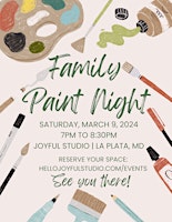 Imagem principal do evento Family Paint Night