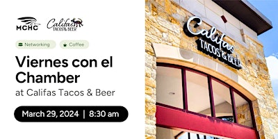 Imagen principal de Viernes Con El Chamber at Califas Tacos & Beer