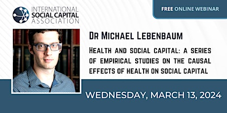 WEBINAR: Health and social capital: a series of empirical studies primary image