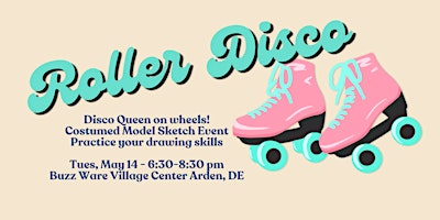 Imagem principal do evento Sketch Event - Practice Drawing with Roller Disco Queen