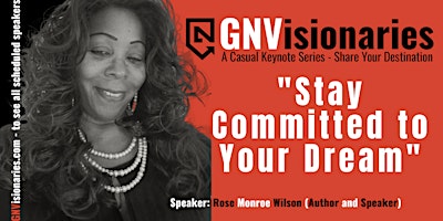 Imagem principal do evento "Commitment" - Rose Monroe Wilson - Author and Speaker