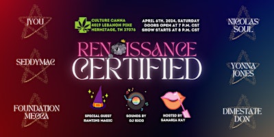Image principale de NuRenaissance & Samaria Kay Presents: Renaissance Certified