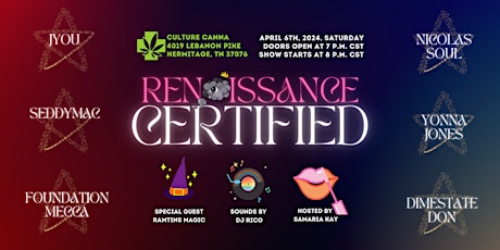 NuRenaissance & Samaria Kay Presents: Renaissance Certified