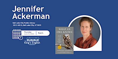 Jennifer Ackerman | What an Owl Knows primary image