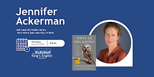 Jennifer Ackerman | What an Owl Knows primary image