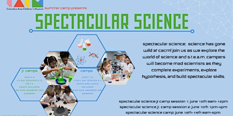 Spectacular Science Jr. Camp Morning Session