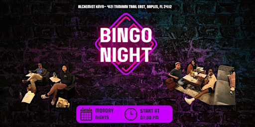 Imagem principal do evento Bingo at Alchemist Kava Bar & Lounge