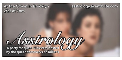 Imagen principal de Asstrology — a queer play party by the Taillors