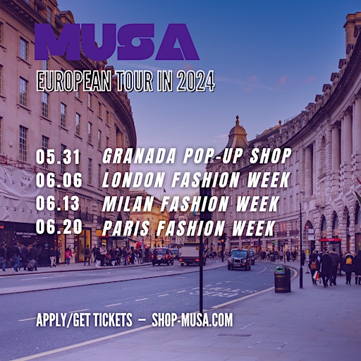 Collection image for 2024 Shop Musa Immersive Pop-up Shop European Tour