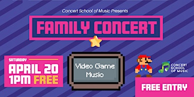 CSM Free Family Concert: Video Game Favorites!  primärbild