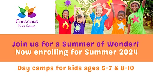 Primaire afbeelding van Conscious Kids Day Camps - Summer 2024