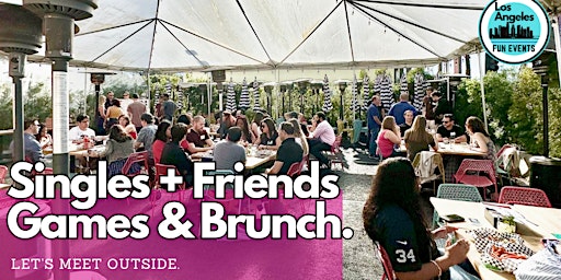 Imagem principal do evento Singles + Friends Games & Brunch Social