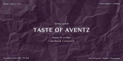 Taste of AVENTZ primary image