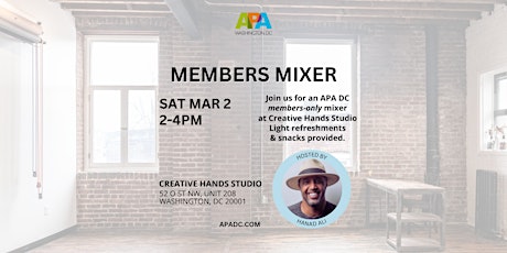 Primaire afbeelding van APA | DC: Members Mixer!