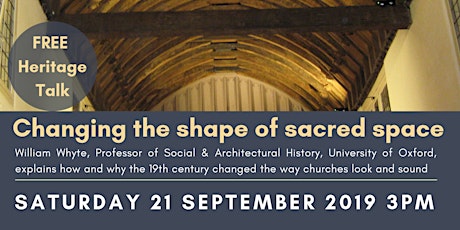 Changing the shape of sacred space: talk by Professor William Whyte primary image