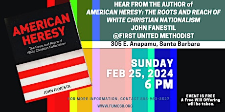 American Hersey: The Roots and Reach of White Christian Nationalism Lecture primary image