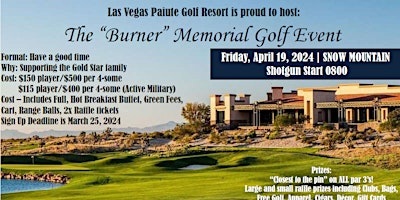 "Burner" Memorial Golf Event primary image