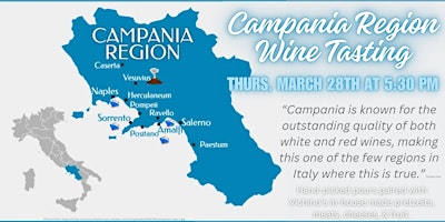 Imagem principal do evento Campania (Italy) Wine Tasting