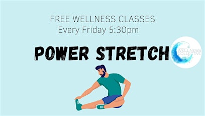 Imagem principal do evento FREE Wellness Class- Power Stretch