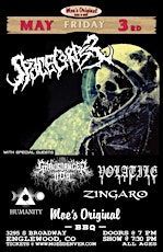 Imagem principal do evento Spacecorpse w/ Gravedancer DOA + Volatile + Humanity + Zingaro!