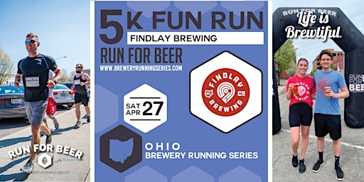 Primaire afbeelding van 5k Beer Run x Findlay Brewing | 2024 Ohio Brewery Running Series