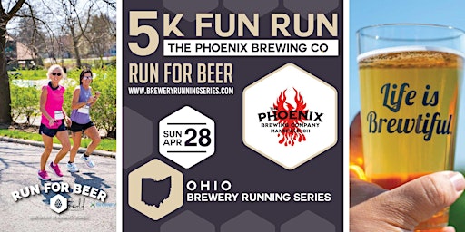 Image principale de 5k Beer Run x The Phoenix Brewing Co | 2024 Ohio Brewery Running Series