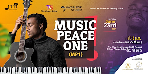 Imagem principal do evento Music Peace One (MP1)