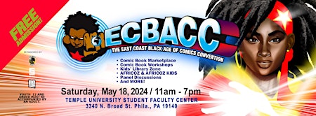 Image principale de East Coast Black Age of Comics Convention (ECBACC 2024)