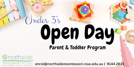 Under 3's Parent and Toddler Program Open Morning