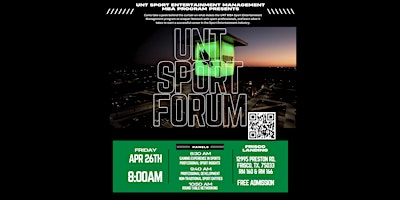 Imagem principal do evento UNT Sport Forum