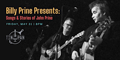 Billy Prine Presents: Songs & Stories of John Prine WSG Scarlett Egan