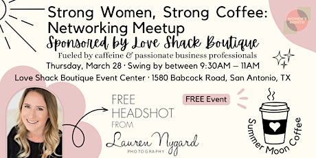 Hauptbild für Strong Women, Strong Coffee: Networking Meetup