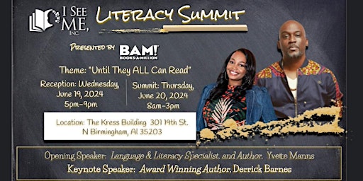 Primaire afbeelding van I See Me, Inc. Literacy Summit