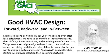 Image principale de Good HVAC Design: Forward, Backward, and In-Between