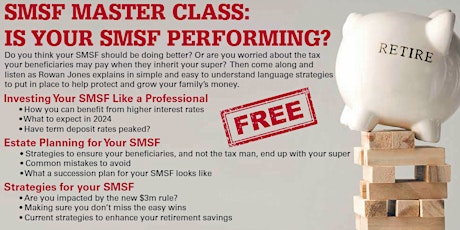 SMSF Master Class: Is your SMSF performing? primary image