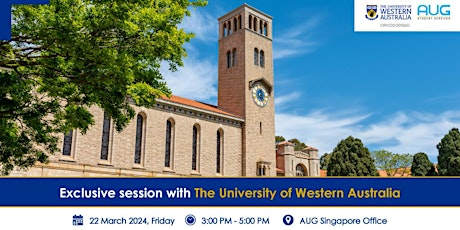 1-1 Session with The University of Western Australia - 22 March 2024 primary image
